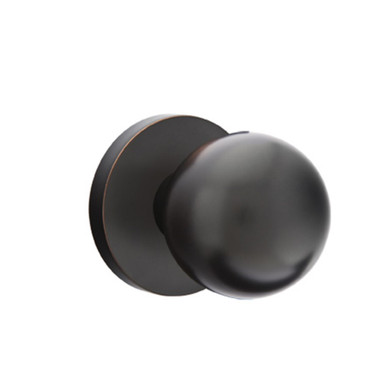 Emtek 5109-OR-US10B Orb Door Knob Passage Set With Disk Rosette Oil Rubbed Bronze