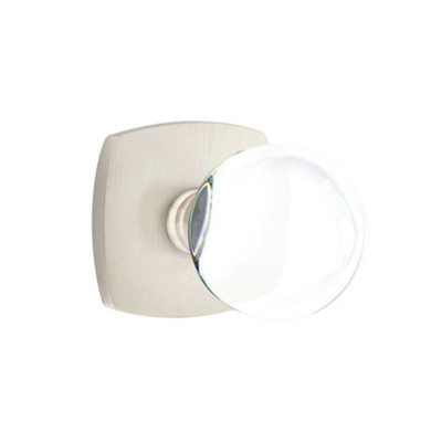 Emtek 5316-BL-US15 Bristol Door Knob Passage Set With Urban Modern Rosette Satin Nickel