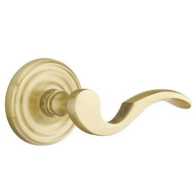 Emtek 8050-C-US4 Cortina Door Lever Dummy Set With Regular Rosette Satin Brass
