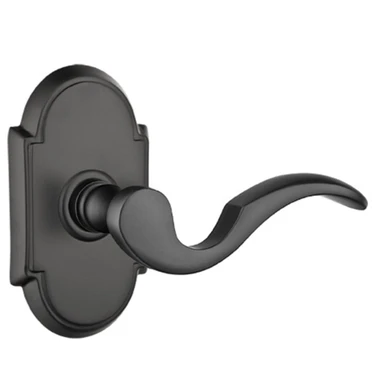 Emtek 8058-C-US19 Cortina Door Lever Dummy Set With #8 Rosette Flat Black