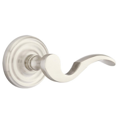 Emtek 8100-C-US15 Cortina Door Lever Passage Set With Regular Rosette Satin Nickel