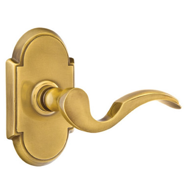 Emtek 8108-C-US7 Cortina Door Lever Passage Set With #8 Rosette French Antique