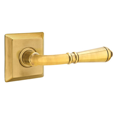 Emtek 8531-T-US7 Turino Door Lever Dummy Set With Quincy Rosette French Antique