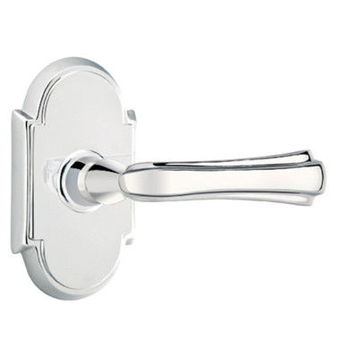 Emtek 8058-WM-US26 Wembley Door Lever Dummy Set With #8 Rosette Polished Chrome