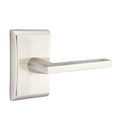 Emtek 5051-HLO-US15 Helios Door Lever Dummy Set With Neos Rosette Satin Nickel