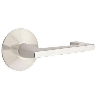 Emtek 5057-AG-US15 Argos Door Lever Dummy Set With Modern Rosette Satin Nickel