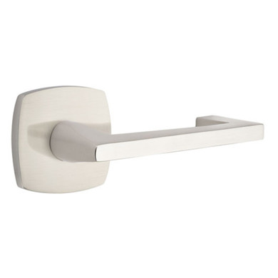 Emtek 5306-AG-US15 Argos Door Lever Dummy Set With Urban Modern Rosette Satin Nickel