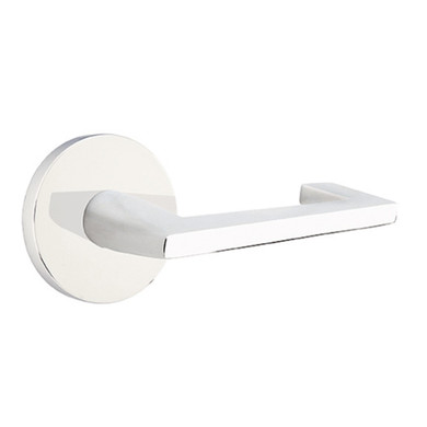 Emtek 5109-AG-US26 Argos Door Lever Passage Set With Disk Rosette Polished Chrome