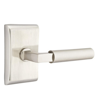 Emtek 5051-HEC-US15 Hercules Door Lever Dummy Set With Neos Rosette Satin Nickel
