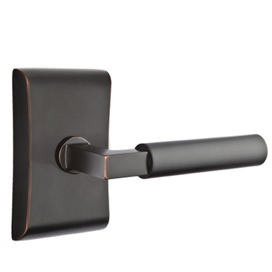 Emtek 5111-HEC-US10B Hercules Door Lever Passage Set With Neos Rosette Oil Rubbed Bronze