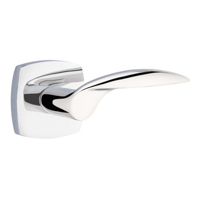 Emtek 5316-MC-US26 Mercury Door Lever Passage Set With Urban Modern Rosette Polished Chrome
