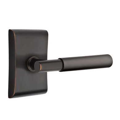 Emtek 5051-MYL-US10B Myles Door Lever Dummy Set With Neos Rosette Oil Rubbed Bronze