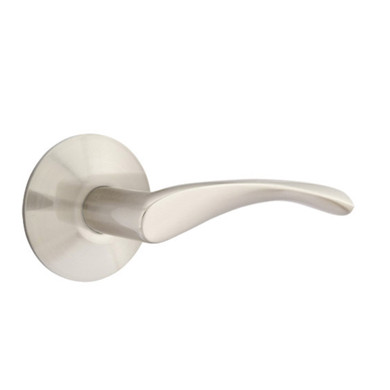 Emtek 5107-TRT-US15 Triton Door Lever Passage Set With Modern Rosette Satin Nickel