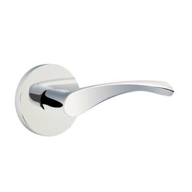 Emtek 5109-TRT-US26 Triton Door Lever Passage Set With Disk Rosette Polished Chrome