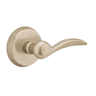 Emtek 7056-D-TWB Durango Sandcast Bronze Door Lever Dummy Set With #2 Rosette Tumbled White Bronze