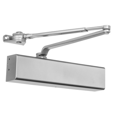 Dynasty Hardware 8500-HO-ALUM Door Closer with Hold Open Arm, Aluminum