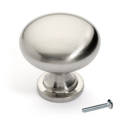 Dynasty Hardware FH-2032-SN Classic Cabinet Knob Satin Nickel