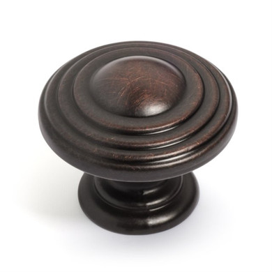 Dynasty Hardware K-80137-10B Newport Cabinet Knob, Oil Rubbed Bronze