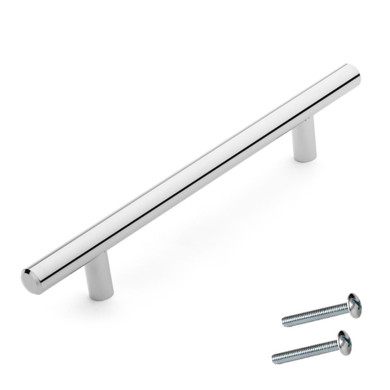 Dynasty Hardware P-1003-26 European 7-3/4" Bar Cabinet Pulls Polished Chrome