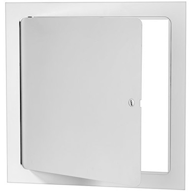 Premier 5000 Series Commercial Grade Steel Access Door, 10 x 10 Flush Universal Mount, White (Screwdriver Latch)