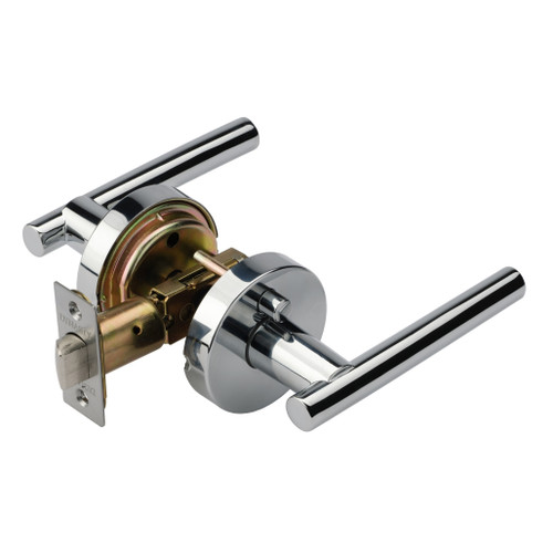 Dynasty Hardware CAP-30-US26 Capri Lever Privacy Set, Polished