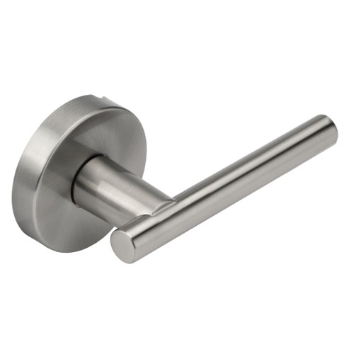 Dynasty Hardware MAN-78-US15, Manhattan Design Individual Dummy Function Door Lever, Satin Nickel