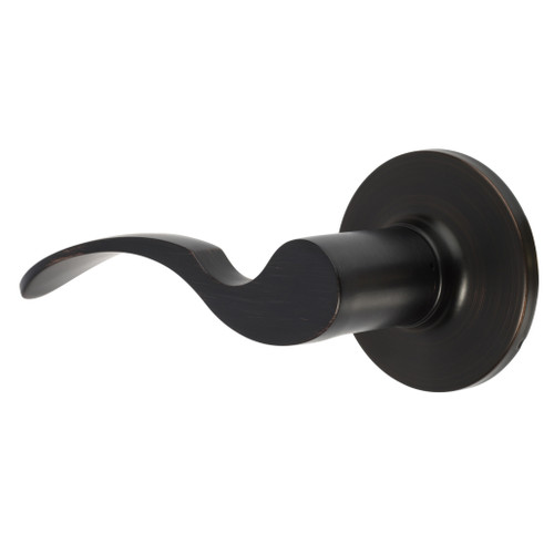 Dynasty Hardware MON-78-12P-LH Monterey Individual Dummy Door Lever Aged Oil Rubbed Bronze, Left Hand