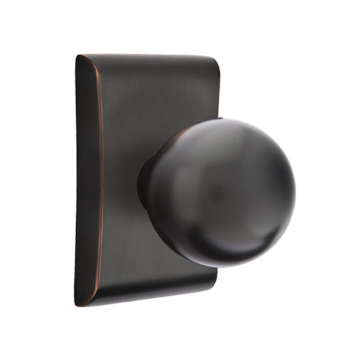 Emtek 5111-OR-US10B Orb Door Knob Passage Set With Neos Rosette Oil Rubbed Bronze