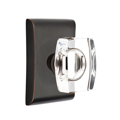 Emtek 5211-WS-US10B Windsor Door Knob Privacy Set With Neos Rosette Oil Rubbed Bronze