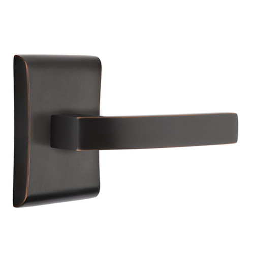 Emtek 5211-BRL-US10B Breslin Door Lever Privacy Set With Neos Rosette Oil Rubbed Bronze