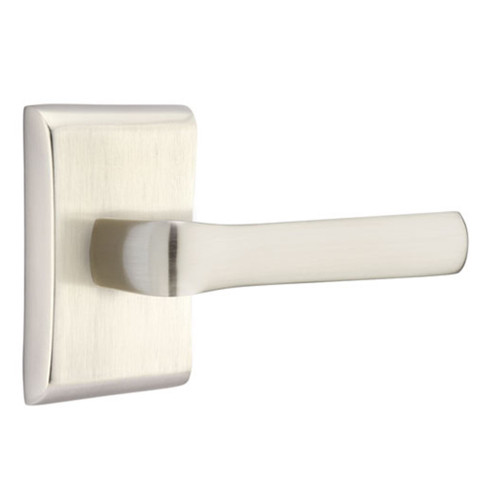 Emtek 5051-SPN-US15 Spencer Door Lever Dummy Set With Neos Rosette Satin Nickel