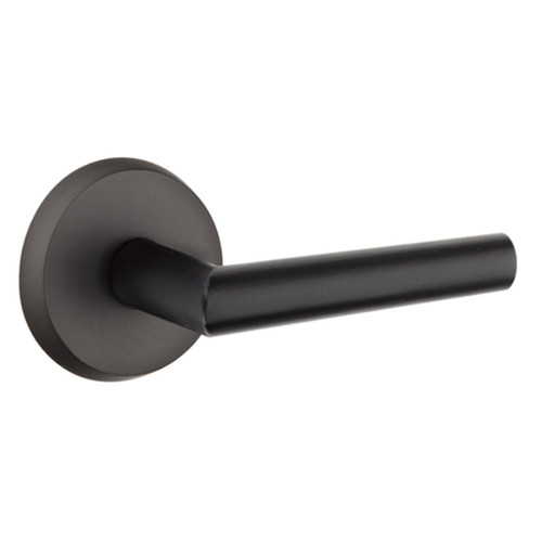 Emtek 7056-MA-FB Mariposa Sandcast Bronze Door Lever Dummy Set With #2 Rosette Flat Black Bronze