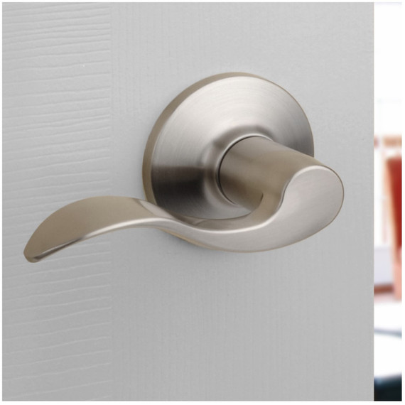 Dynasty Hardware HER-82-US15 Heritage Lever Passage Set, Satin Nickel