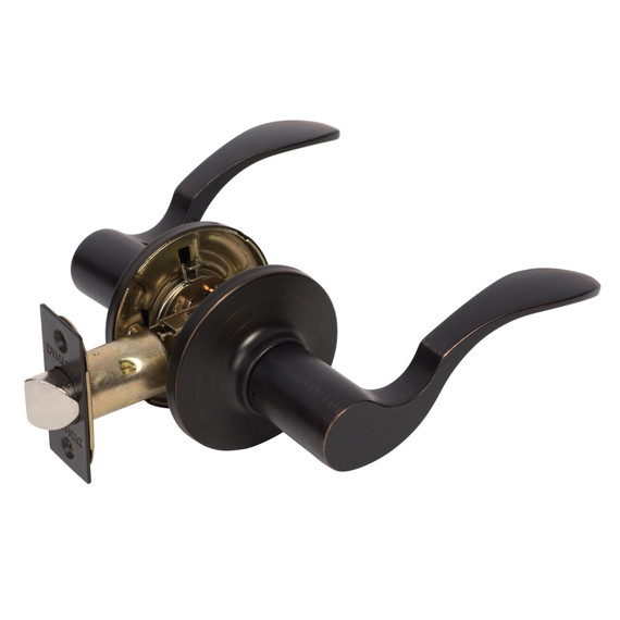 Dynasty Hardware MON-82-12P Monterey Lever Passage Set, Aged Oil Rubbed Bronze