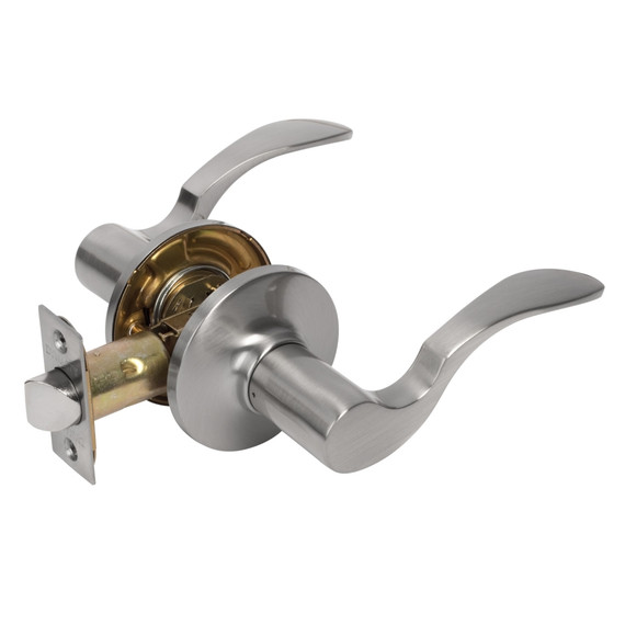 Dynasty Hardware MON-82-US15 Monterey Lever Passage Set, Satin Nickel