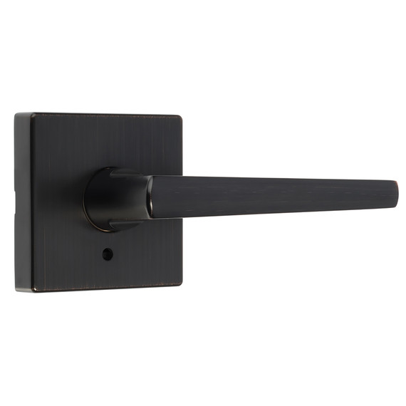 Dynasty Hardware CAP-30-12P Capri Lever Privacy Set, Aged Oil Rubbed Bronze
