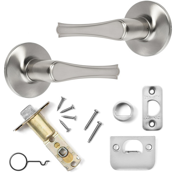 Dynasty Hardware VAI-82-US15 Vail Lever Passage Set, Satin Nickel