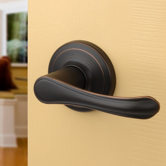 Dynasty Hardware VAI-78-12P Vail Individual Dummy Lever, Aged Oil Rubbed Bronze