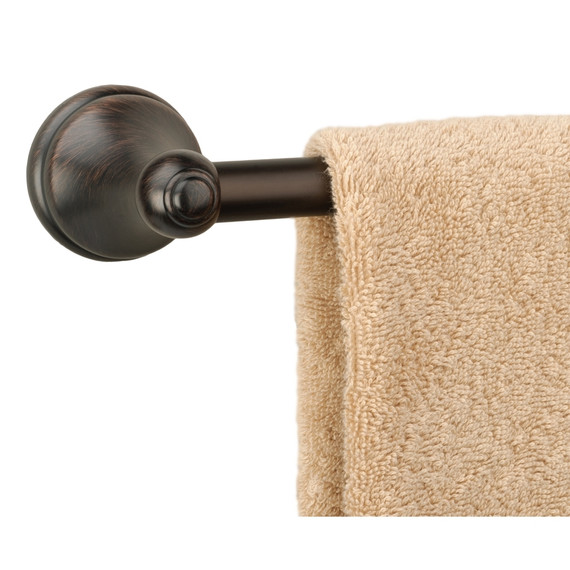 Dynasty Hardware 5024-ORB Brentwood 24 Inch Single Towel Bar Oil Rubbed Bronze