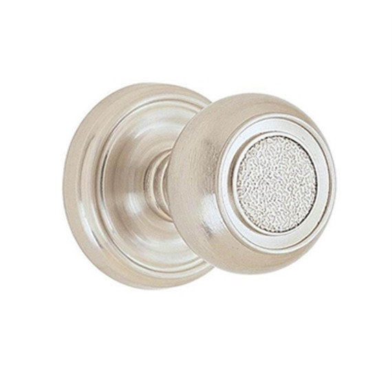 Emtek 8100-BT-US15 Belmont Door Knob Passage Set With Regular Rosette Satin Nickel