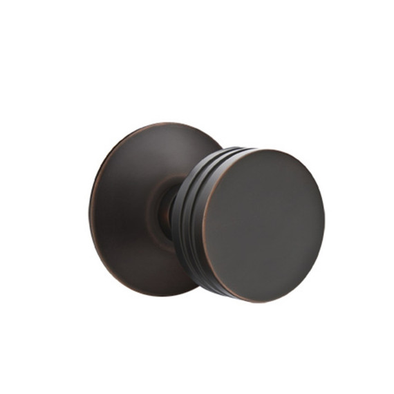 Emtek 5107-BN-US10B Bern Door Knob Passage Set With Modern Rosette Oil Rubbed Bronze