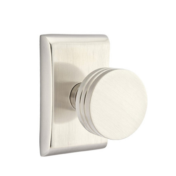 Emtek 5111-BN-US15 Bern Door Knob Passage Set With Neos Rosette Satin Nickel