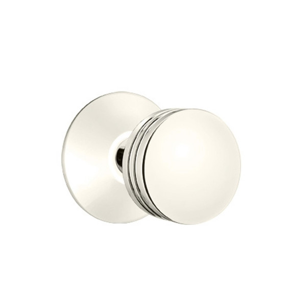Emtek 5207-BN-US14 Bern Door Knob Privacy Set With Modern Rosette Polished Nickel