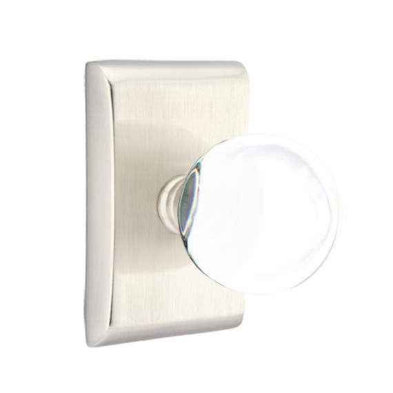 Emtek 5211-BL-US15 Bristol Door Knob Privacy Set With Neos Rosette Satin Nickel