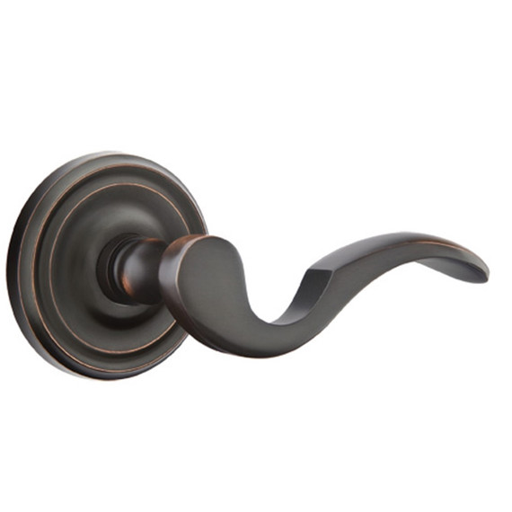 Emtek 8050-C-US10B Cortina Door Lever Dummy Set With Regular Rosette Oil Rubbed Bronze
