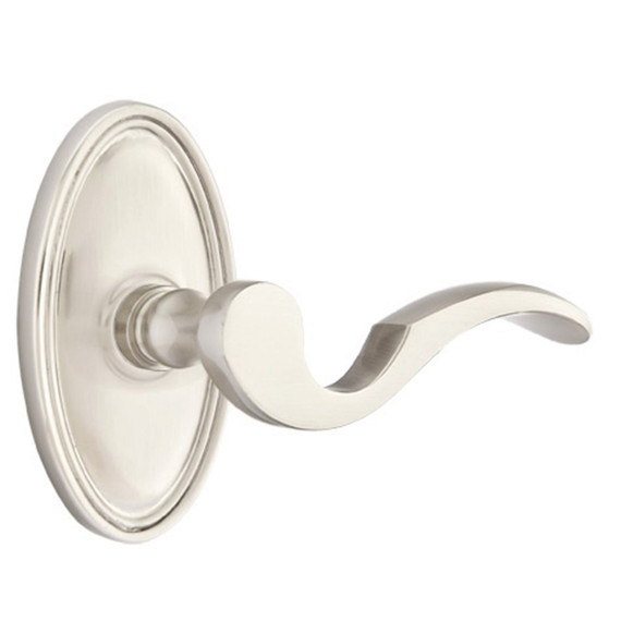 Emtek 8520-C-US15 Cortina Door Lever Dummy Set With Oval Rosette Satin Nickel