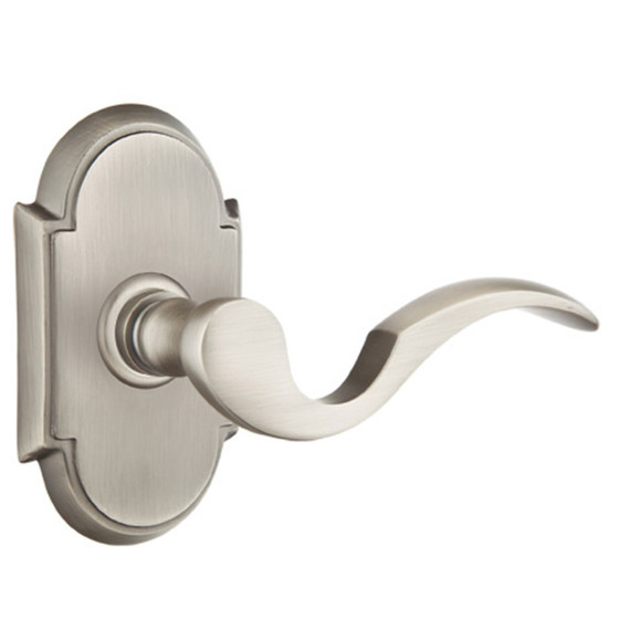 Emtek 8108-C-US15A Cortina Door Lever Passage Set With #8 Rosette Pewter