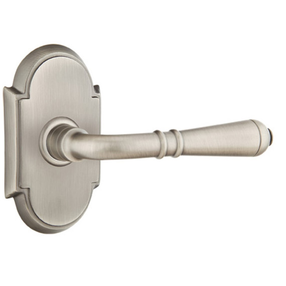 Emtek 8108-T-US15A Turino Door Lever Passage Set With #8 Rosette Pewter