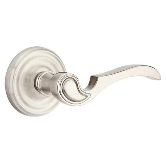 Emtek 8100-CV-US15 Coventry Door Lever Passage Set With Regular Rosette Satin Nickel