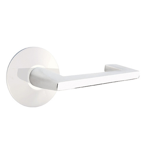 Emtek 5207-AG-US26 Argos Door Lever Privacy Set With Modern Rosette Polished Chrome